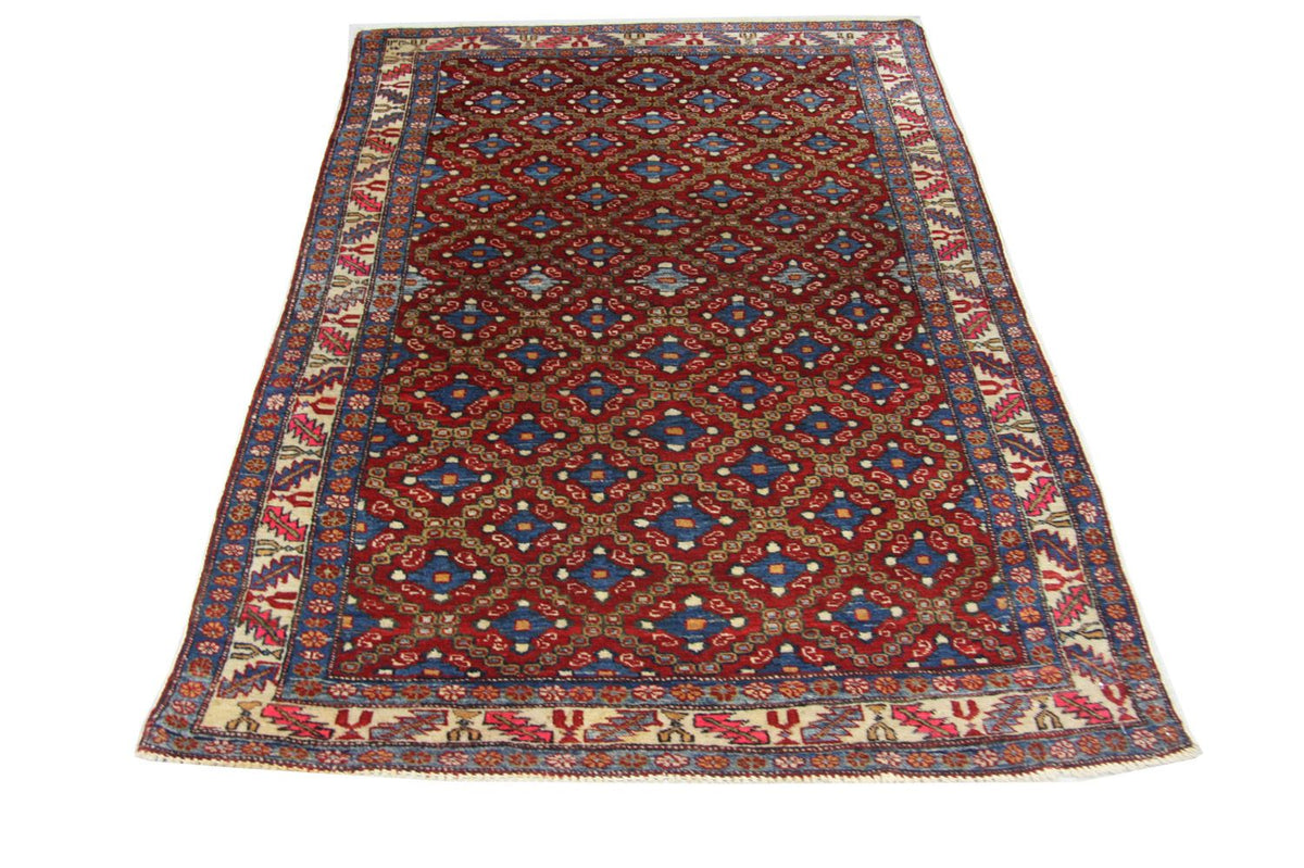 Tapis afghan - Boukhara - 202 x 123 cm - bleu