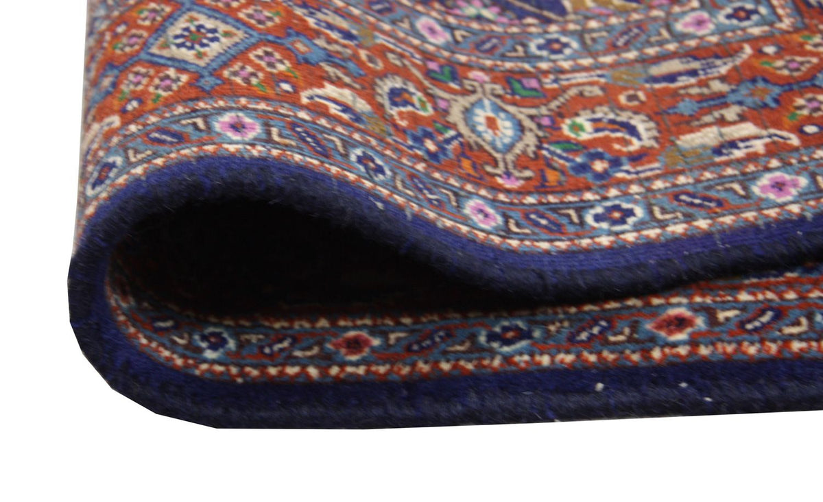 Tapis persan - Classique - 137 x 100 cm - bleu
