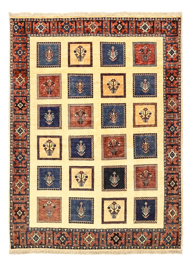 Tapis Gabbeh - Persan Kashkuli - Royal - 205 x 152 cm - multicolore