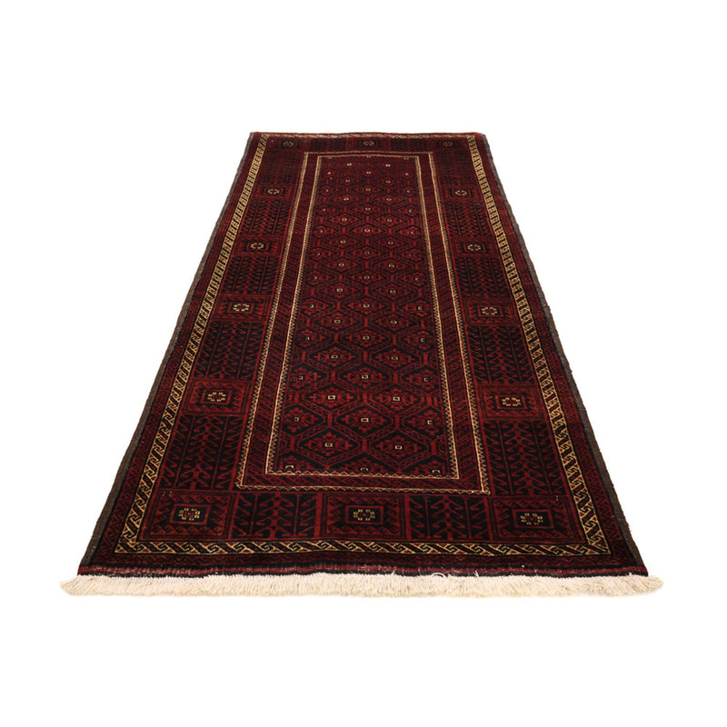 Tapis de couloir Tapis Belutsch - 203 x 101 cm - rouge foncé
