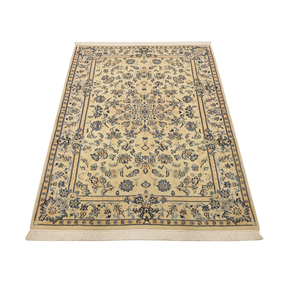 Tapis persan - Nain - Royal - Royal - 156 x 105 cm - beige