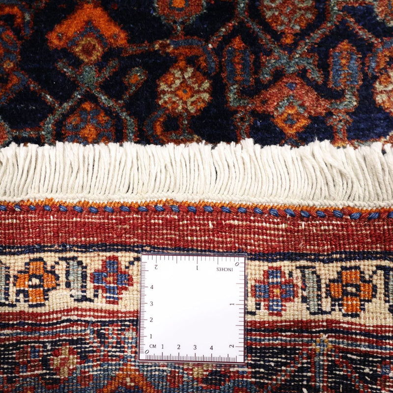 Tapis persan - Bidjar - 257 x 143 cm - rouge foncé