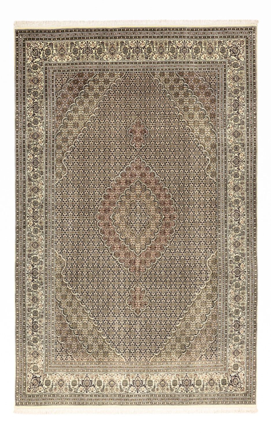 Tapis persan - Tabriz - Royal - Royal - 309 x 199 cm - argent