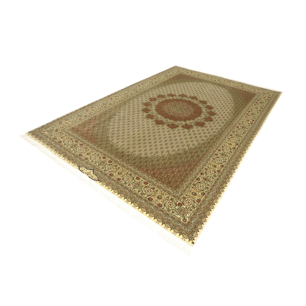 Tapis persan - Tabriz - Royal - Royal - 305 x 200 cm - sable