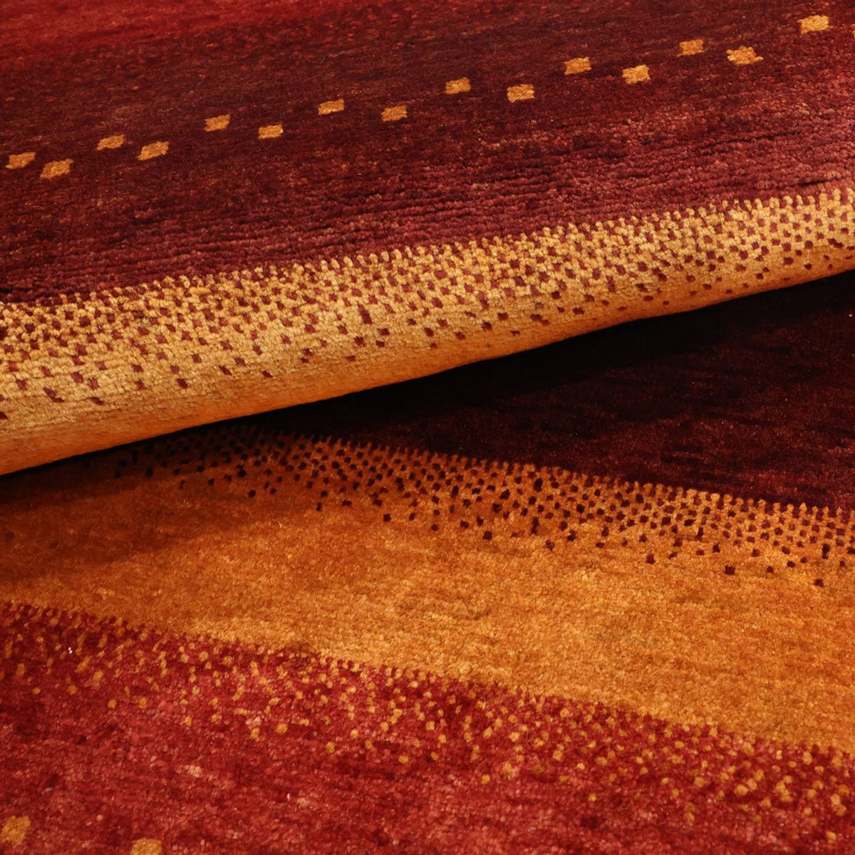 Tapis Gabbeh - Persan Kashkuli - 118 x 98 cm - multicolore