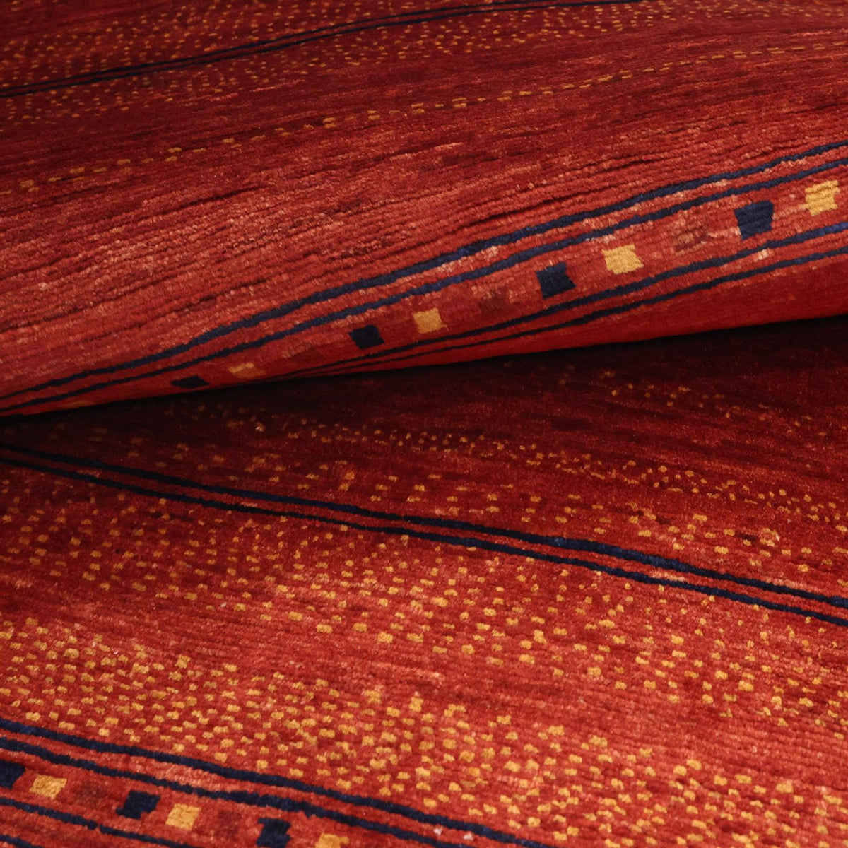 Tapis Gabbeh - Persan Kashkuli - 129 x 103 cm - multicolore