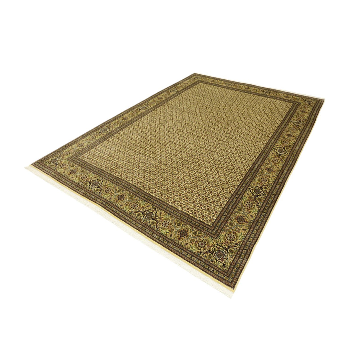 Tapis persan - Tabriz - Royal - Royal - 288 x 201 cm - beige foncé