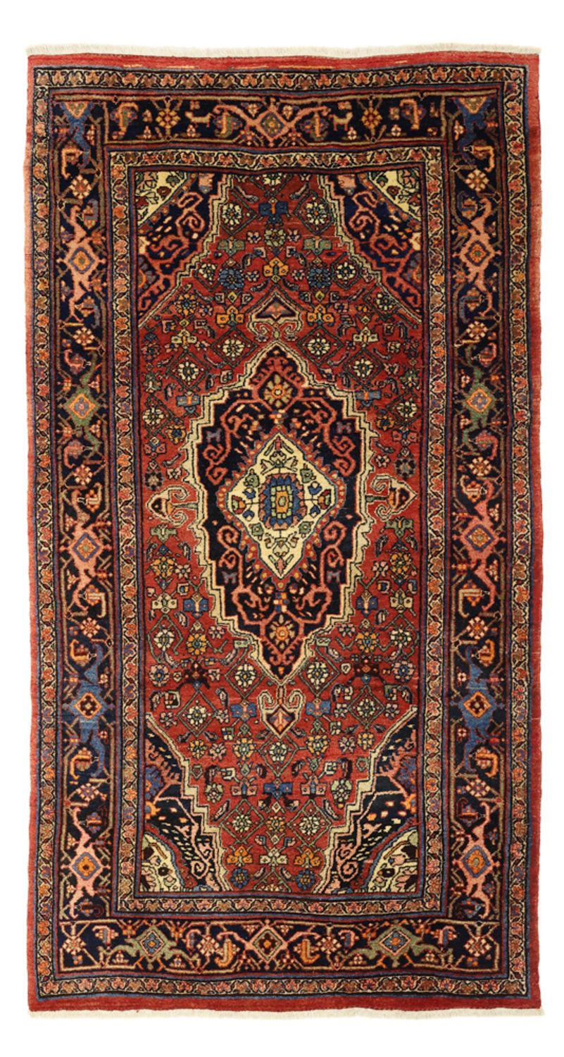 Tapis persan - Nomadic - 260 x 135 cm - terracotta