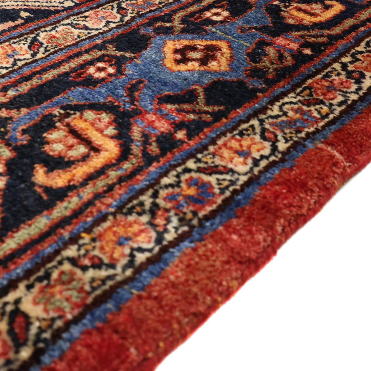 Tapis persan - Nomadic - 260 x 135 cm - terracotta