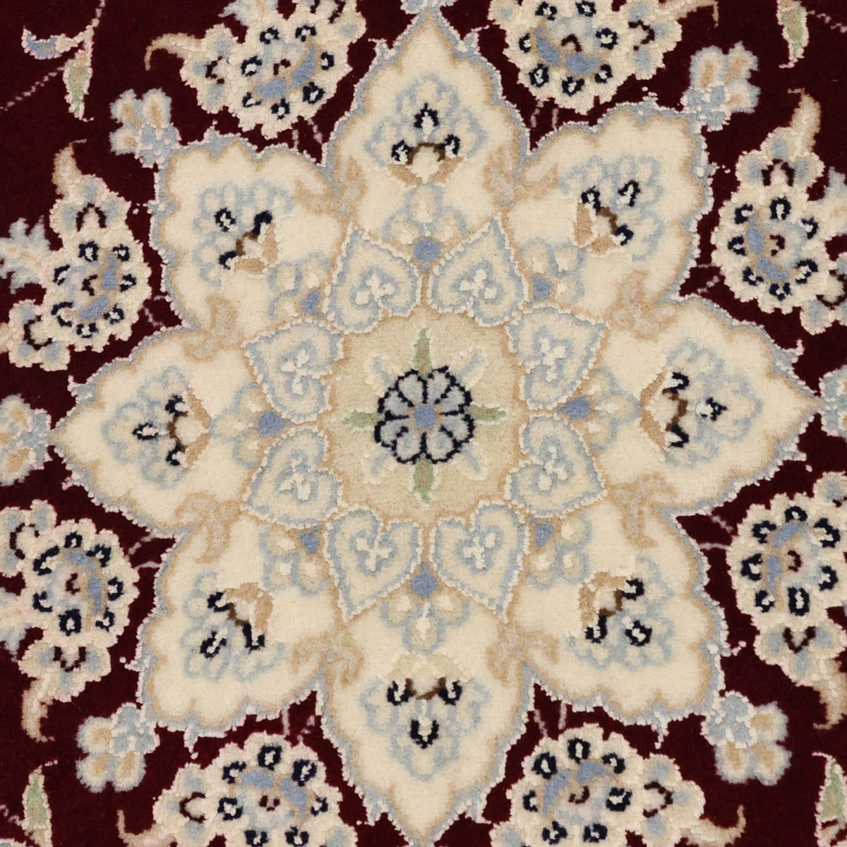 Tapis persan - Nain - Royal - Royal - 152 x 100 cm - rouge
