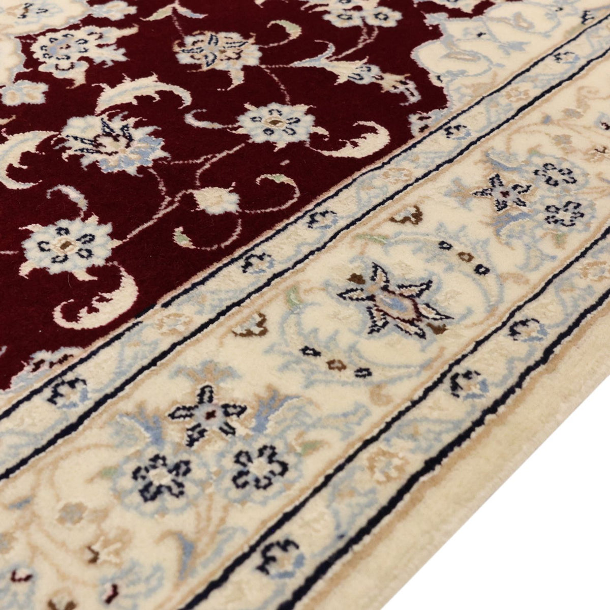 Tapis persan - Nain - Royal - Royal - 152 x 100 cm - rouge