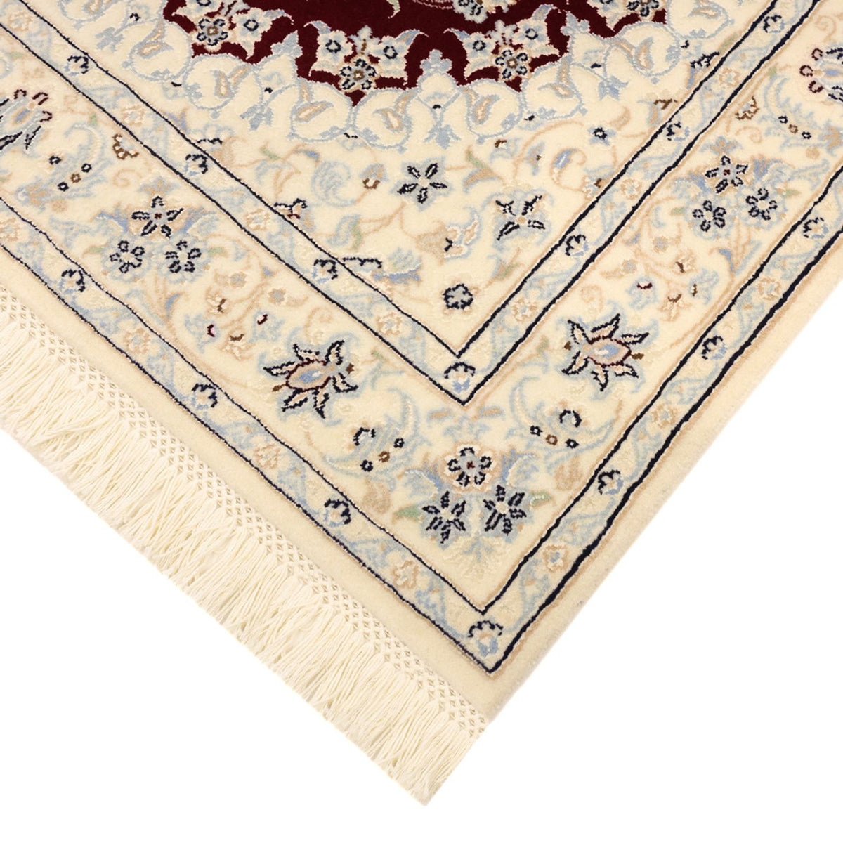 Tapis persan - Nain - Royal - Royal - 152 x 100 cm - rouge