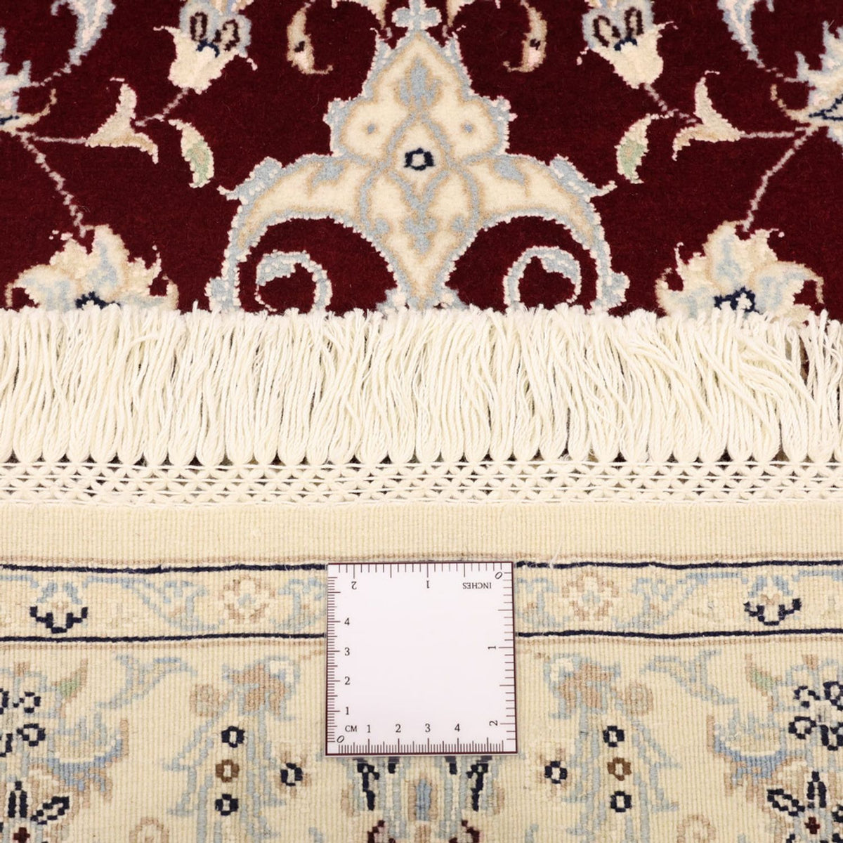 Tapis persan - Nain - Royal - Royal - 152 x 100 cm - rouge