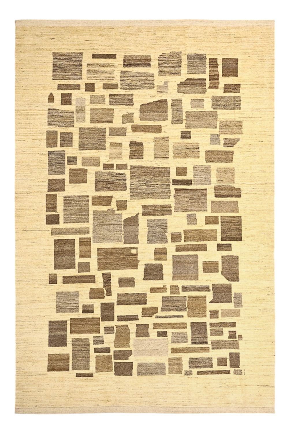 Tapis Gabbeh - Loribaft Persan - 287 x 200 cm - beige clair