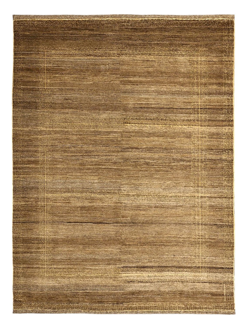Tapis Gabbeh - Loribaft Persan - 227 x 173 cm - beige foncé