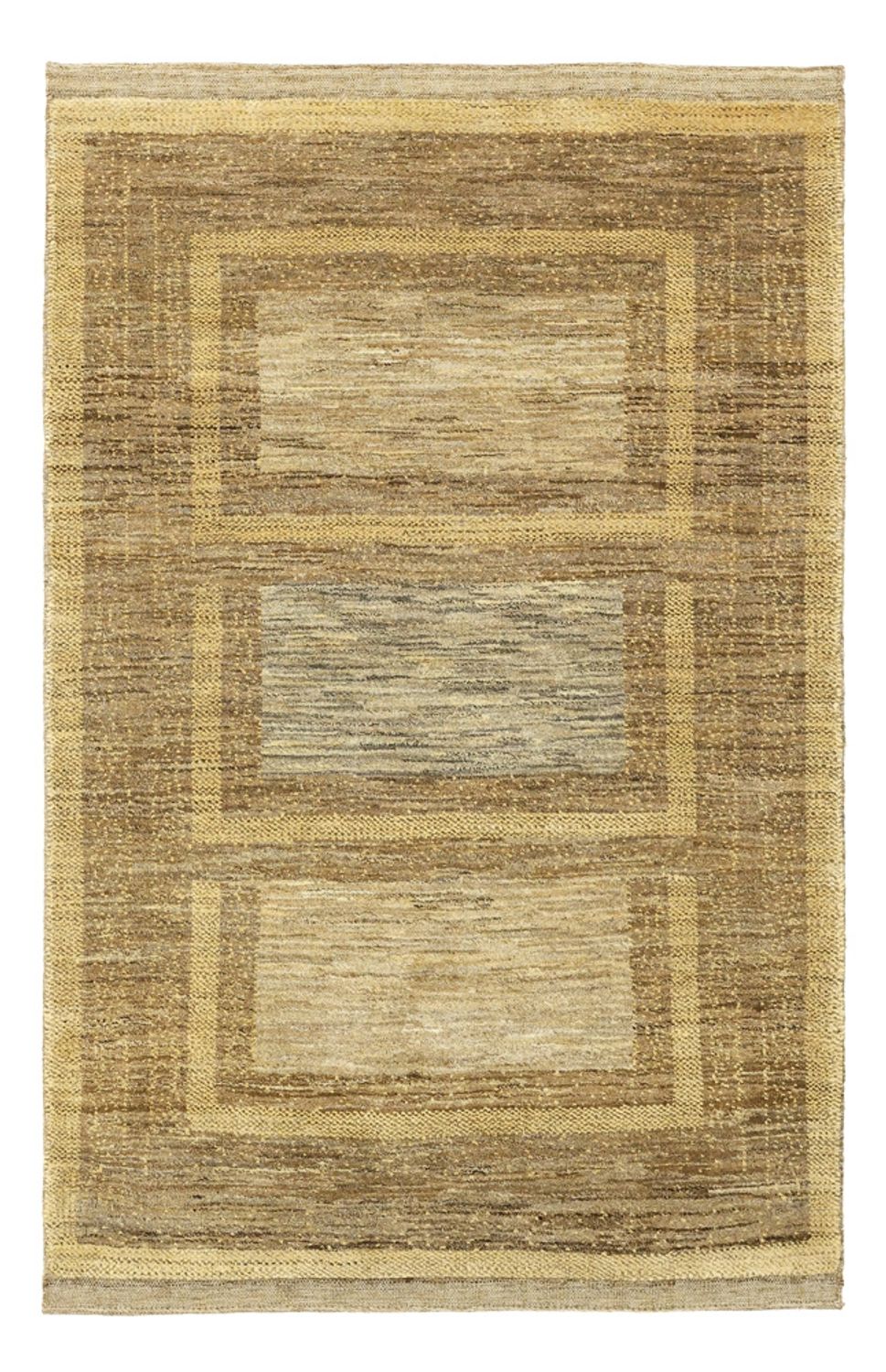 Tapis Gabbeh - Loribaft Persan - 147 x 101 cm - sable