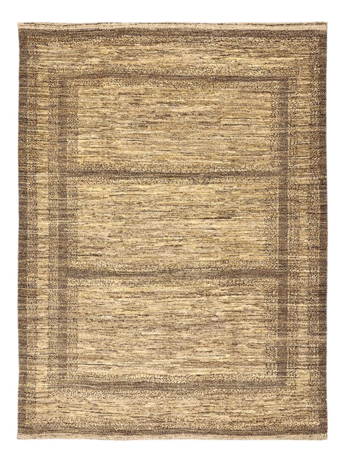 Tapis Gabbeh - Loribaft Persan - 224 x 170 cm - beige foncé