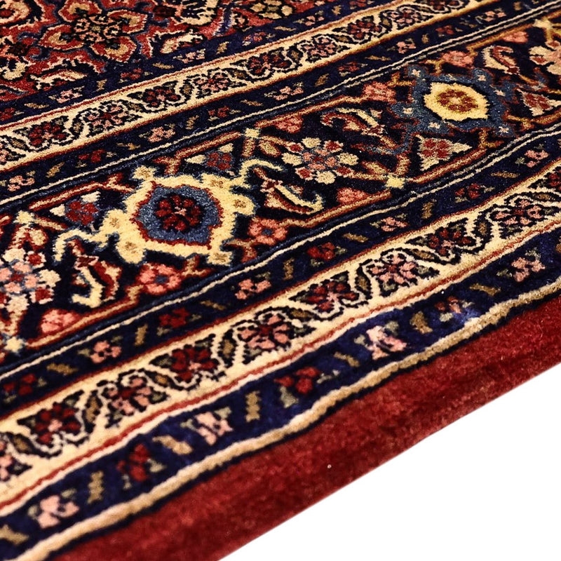 Tapis persan - Bidjar - Royal - 216 x 144 cm - rouge foncé
