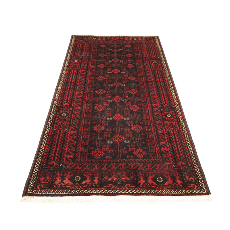 Tapis Belutsch - 190 x 107 cm - rouge foncé