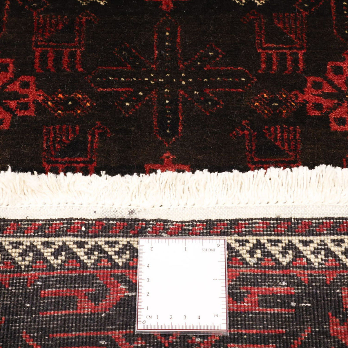 Tapis Belutsch - 190 x 107 cm - rouge foncé