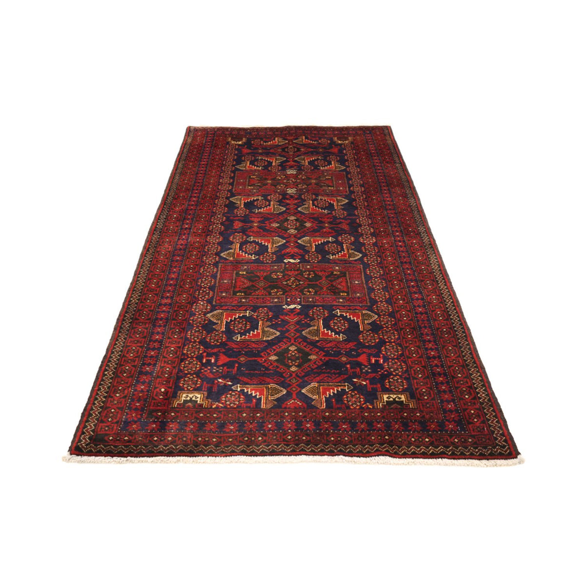 Tapis de couloir Tapis Belutsch - 194 x 101 cm - rouge foncé