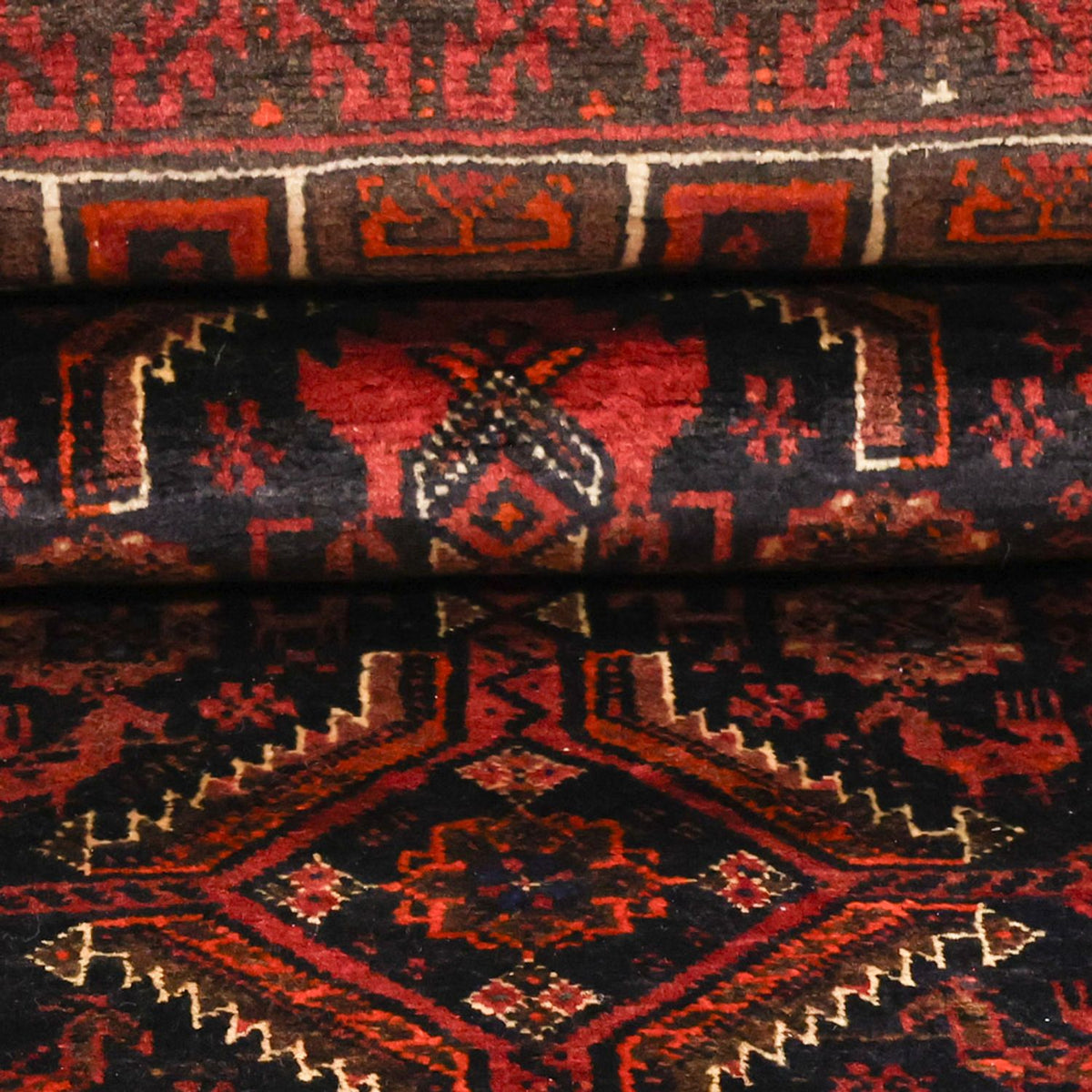 Tapis de couloir Tapis Belutsch - 190 x 99 cm - rouge foncé