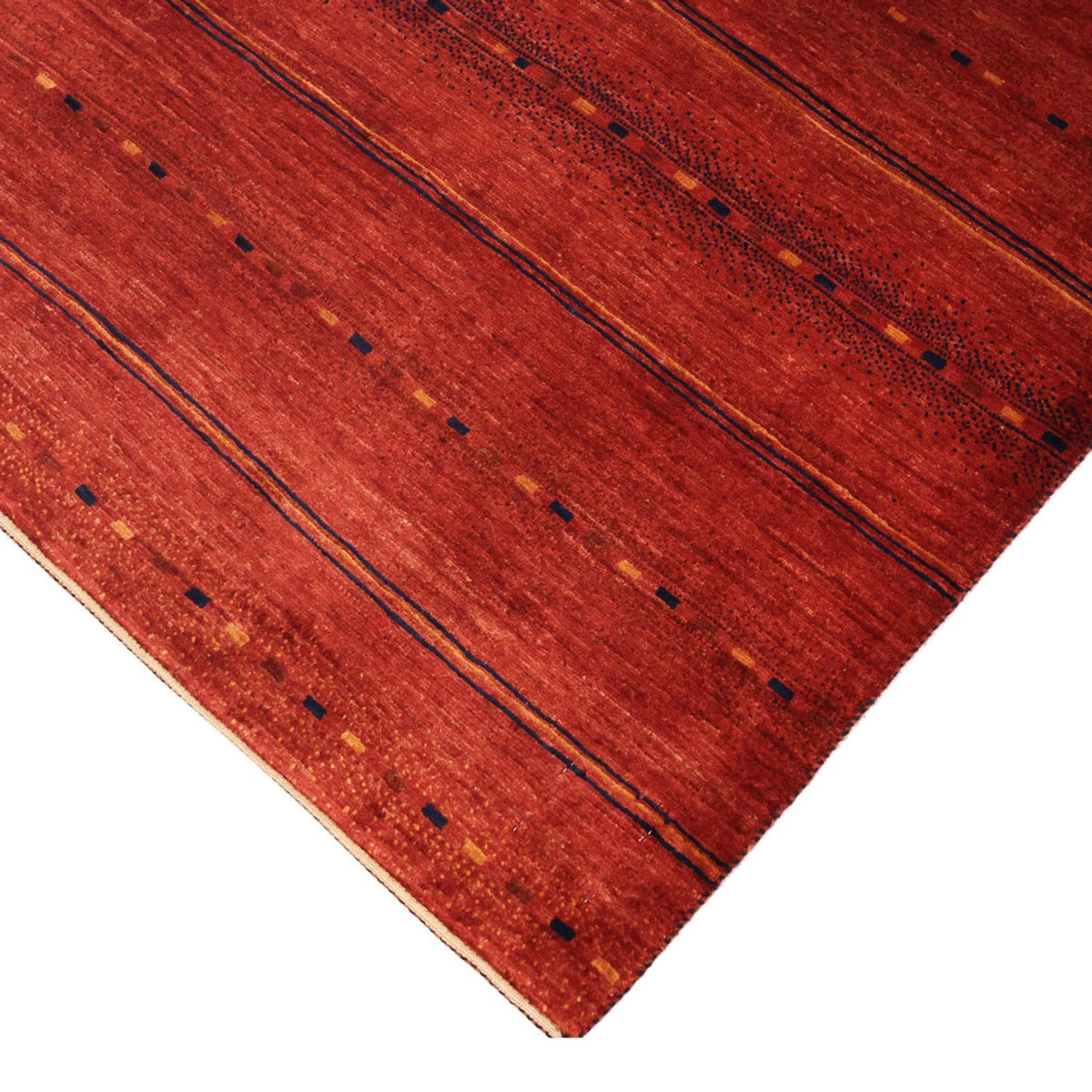 Tapis Gabbeh - Persan Kashkuli carré - 112 x 102 cm - multicolore