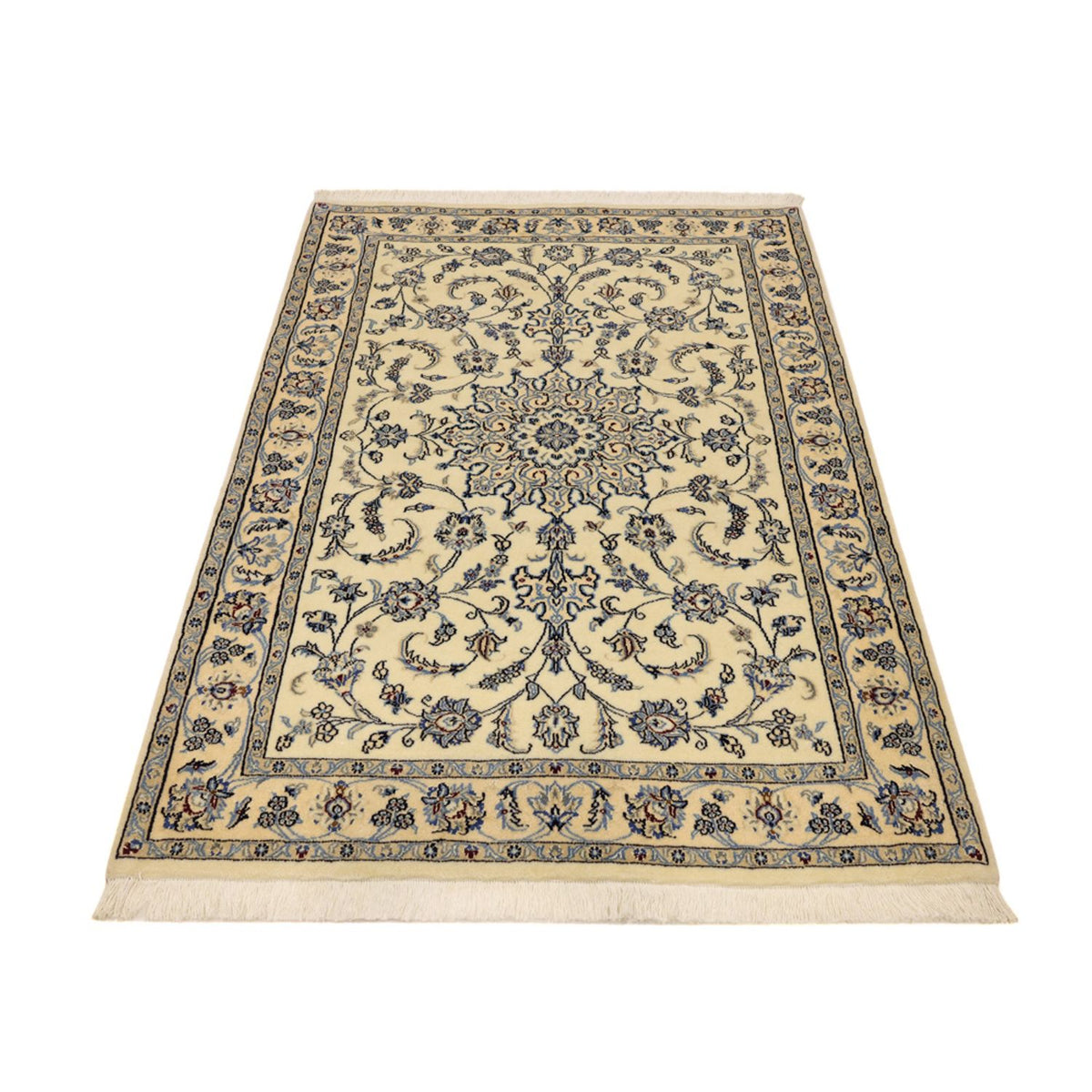 Tapis persan - Nain - Royal - Royal - 161 x 108 cm - beige
