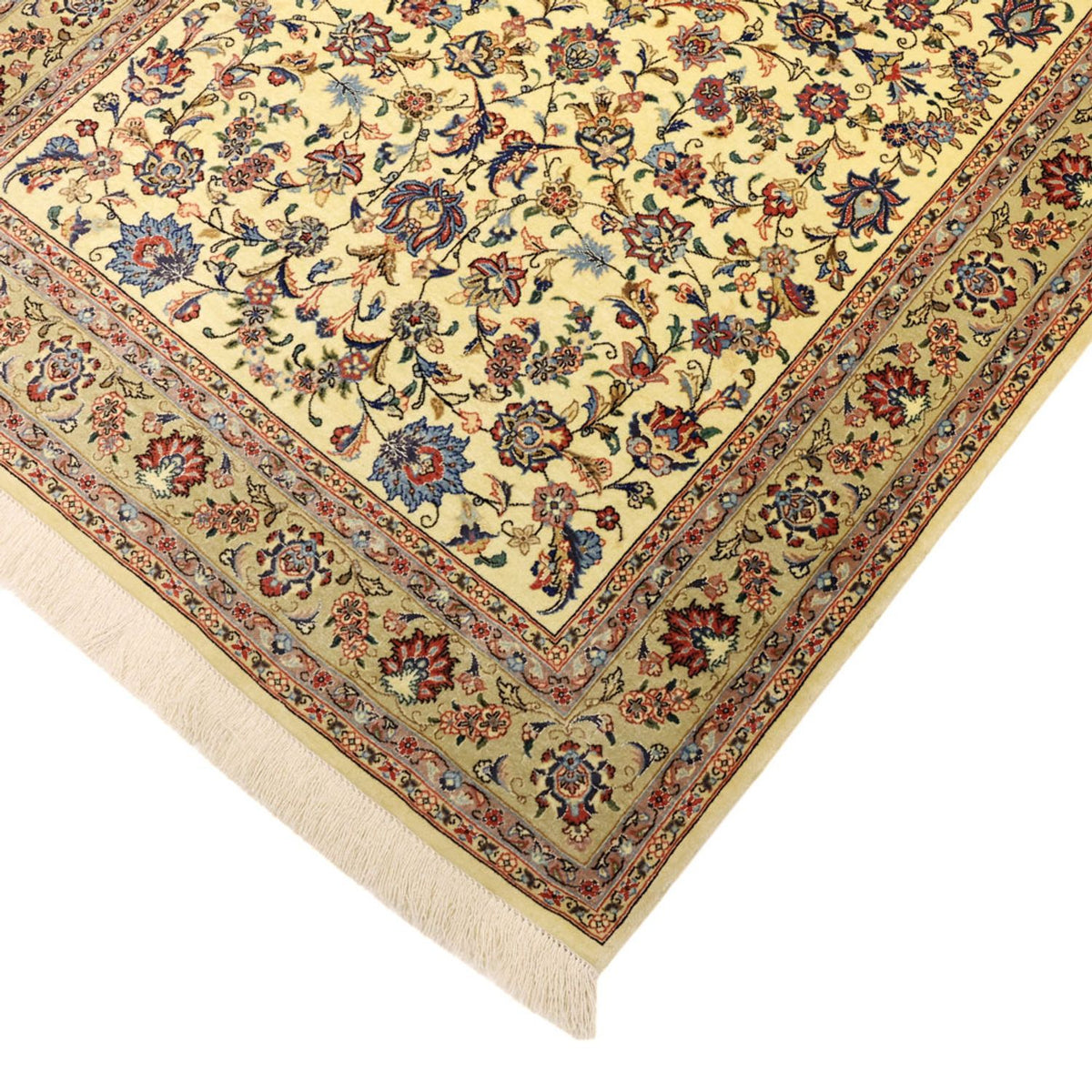 Tapis persan - Isfahan - Premium - 153 x 100 cm - beige