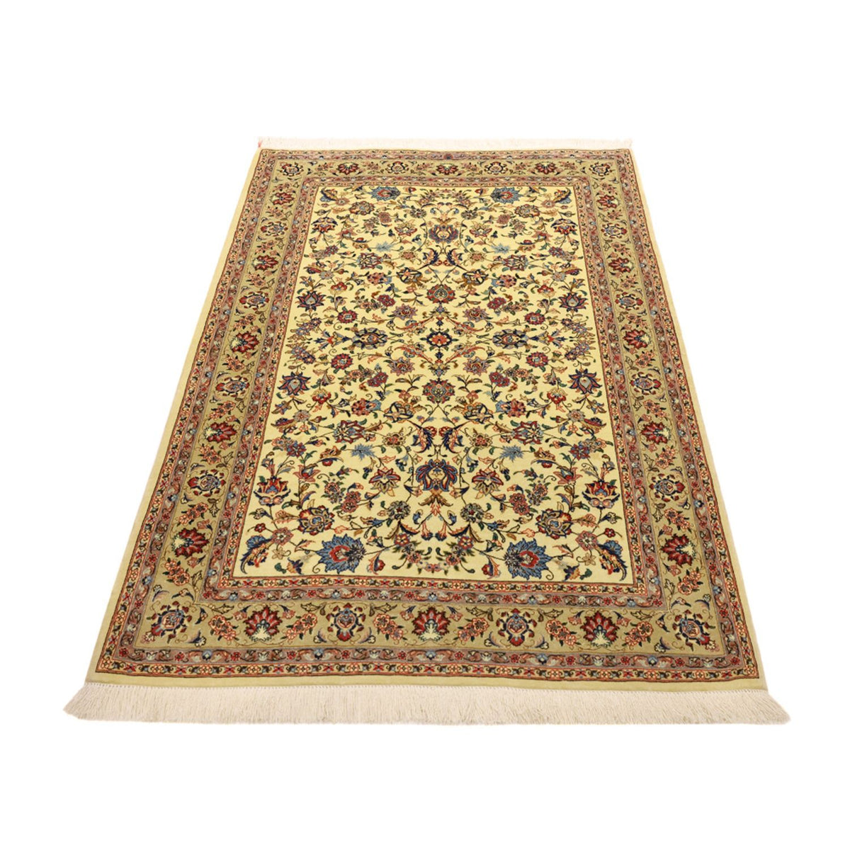 Tapis persan - Isfahan - Premium - 153 x 100 cm - beige