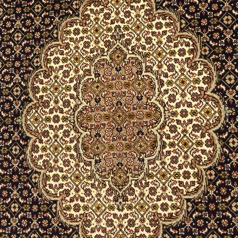 Tapis persan - Tabriz - Royal - Chaîne de soie - 160 x 98 cm - beige foncé