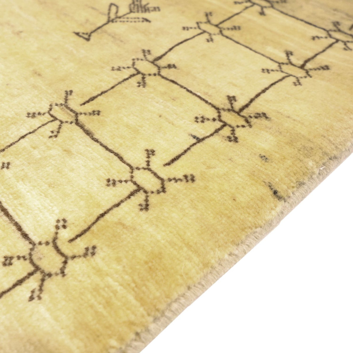 Tapis Gabbeh - Persan Kashkuli - 150 x 101 cm - beige