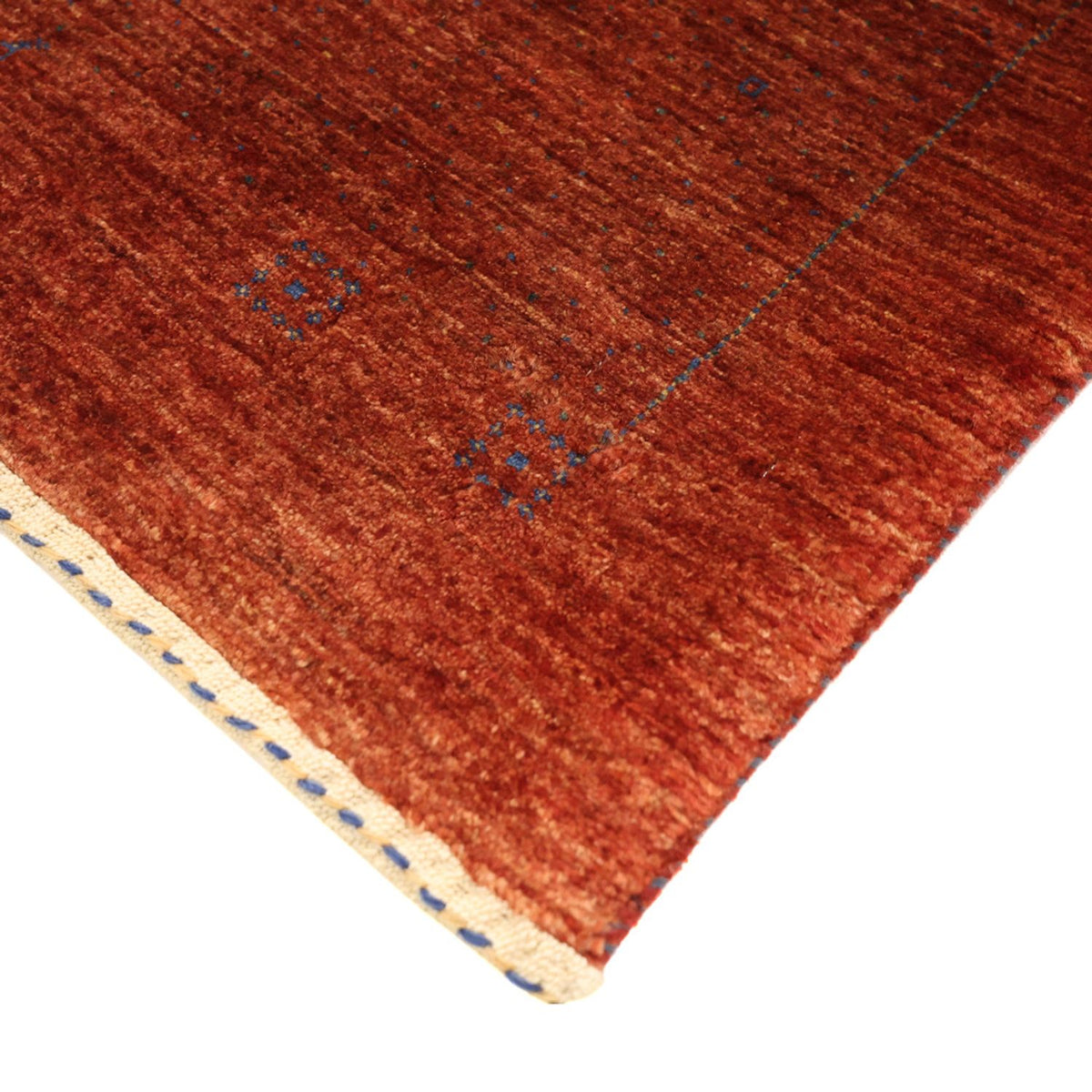 Tapis Gabbeh - Persan Kashkuli - 122 x 79 cm - rouge foncé