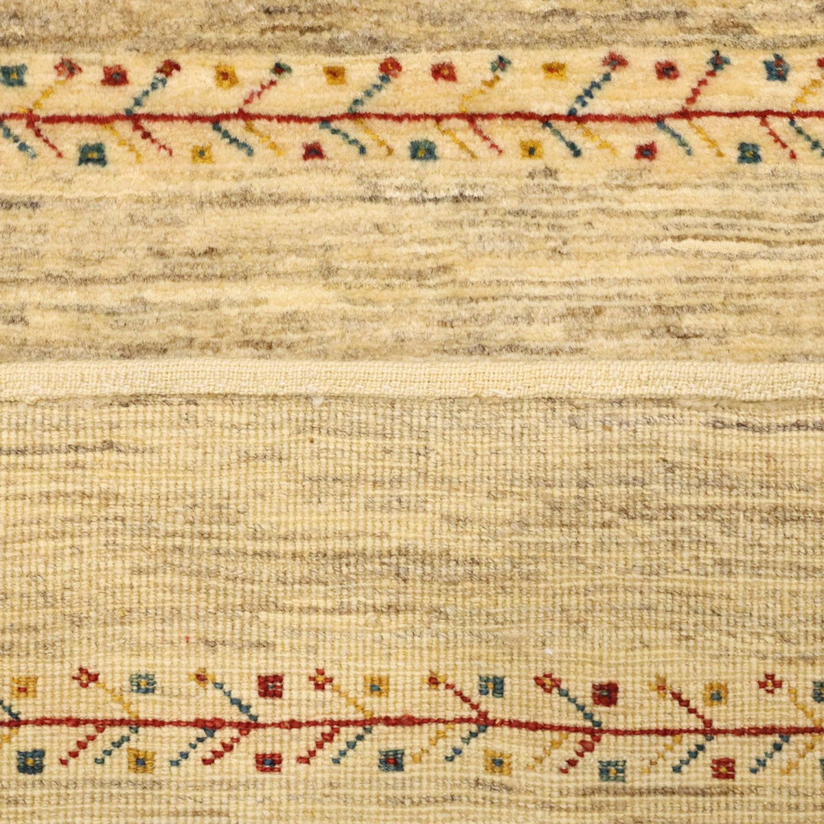 Tapis Gabbeh - Persan Kashkuli - 130 x 81 cm - sable