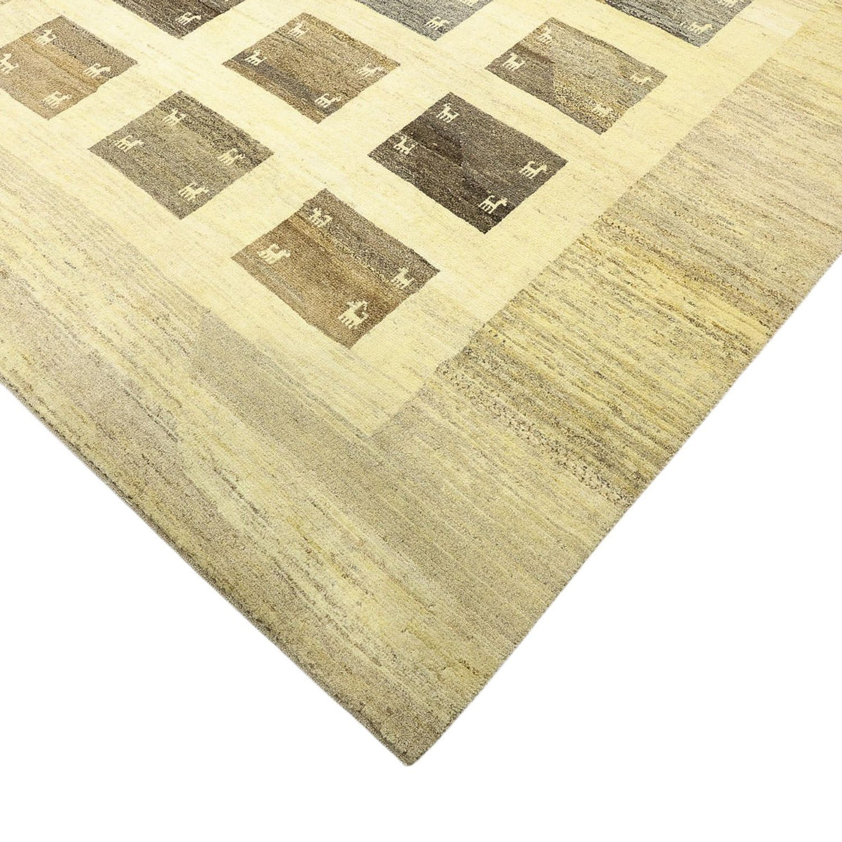 Tapis Gabbeh - Persan - 292 x 203 cm - multicolore