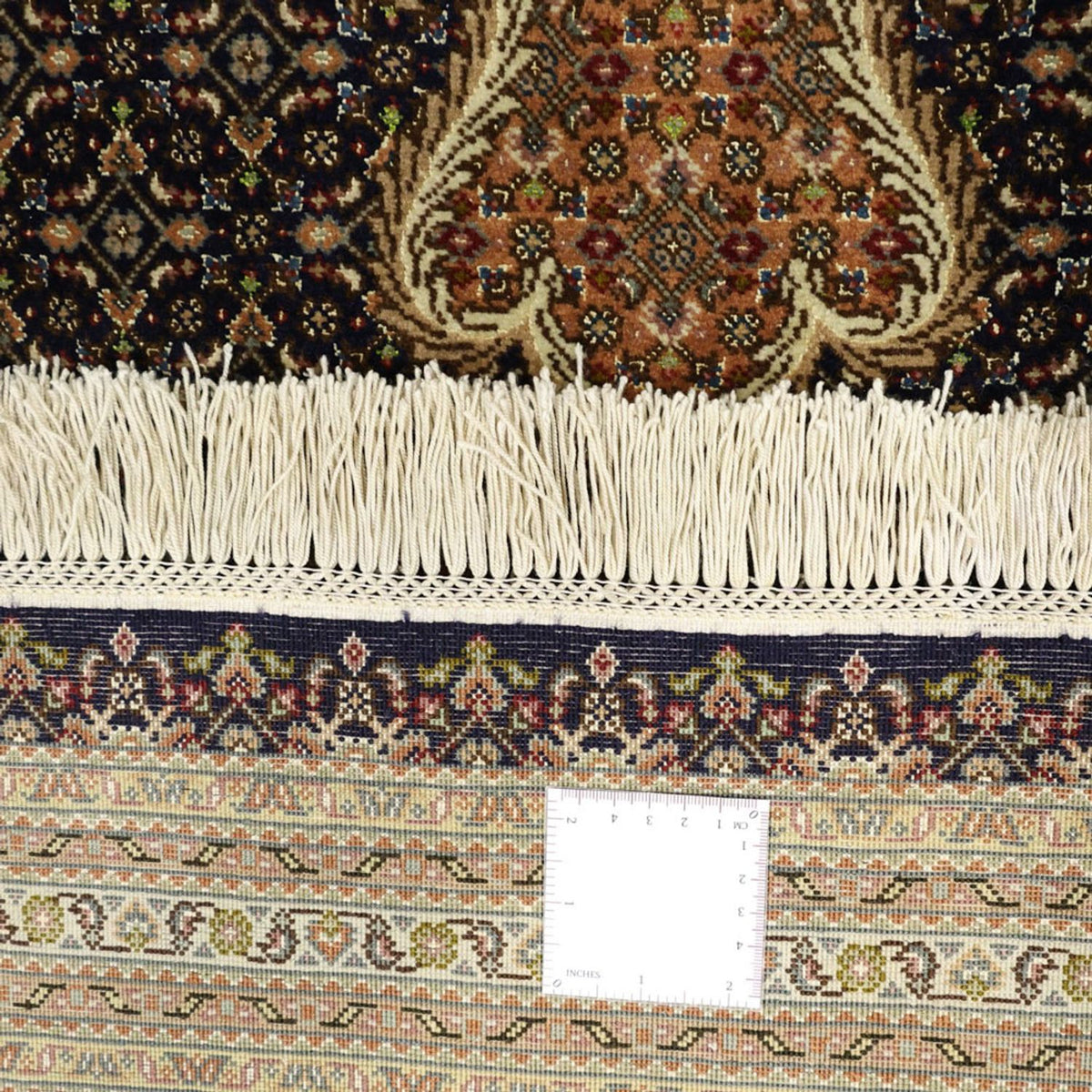 Tapis persan - Tabriz - Royal - Chaîne de soie - 362 x 251 cm - beige foncé