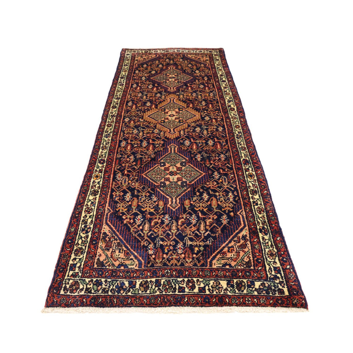 Tapis de couloir Tapis persan - Nomadic - 304 x 108 cm - multicolore