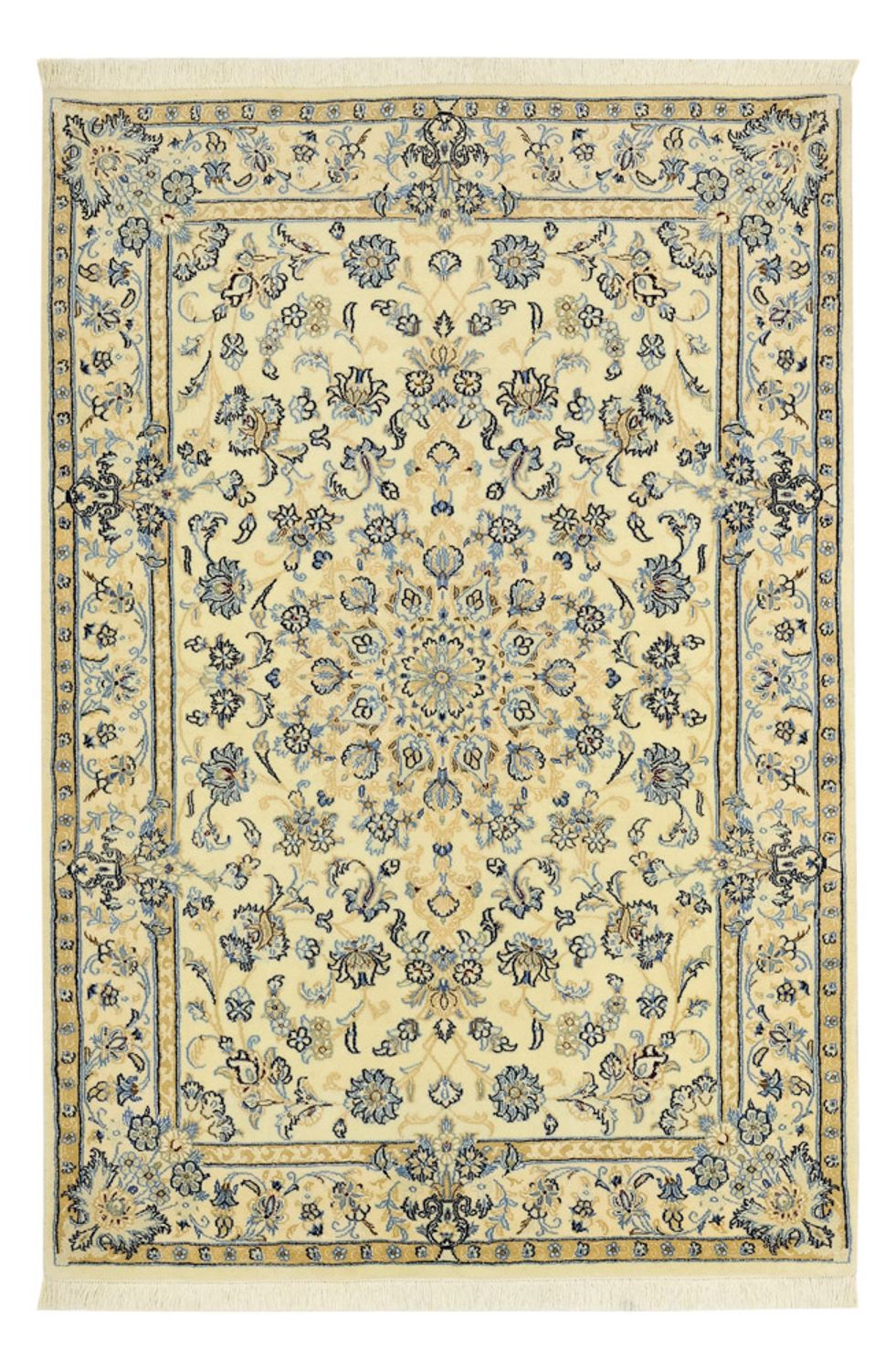 Tapis persan - Nain - Royal - 156 x 107 cm - sable