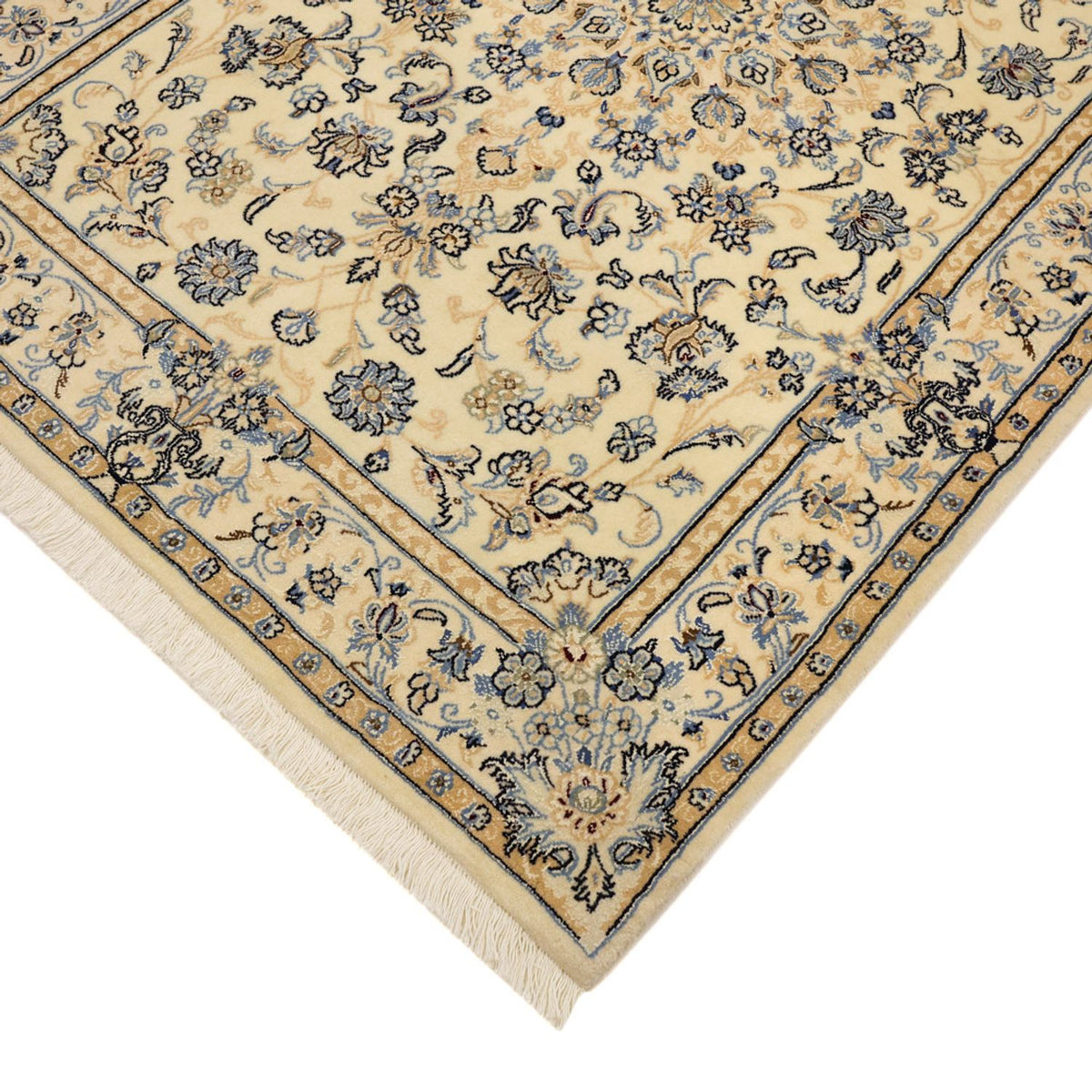 Tapis persan - Nain - Royal - 156 x 107 cm - sable