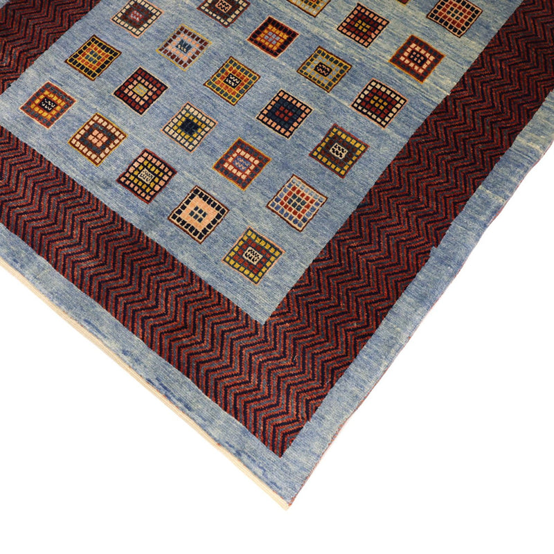 Tapis Gabbeh - Loribaft Persan - 159 x 103 cm - multicolore
