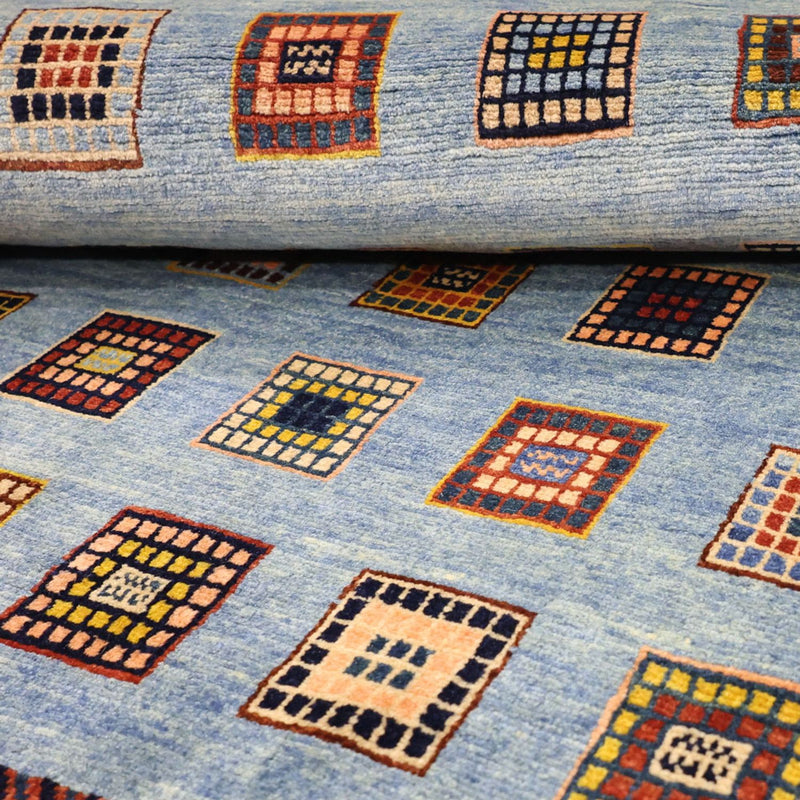 Tapis Gabbeh - Loribaft Persan - 159 x 103 cm - multicolore