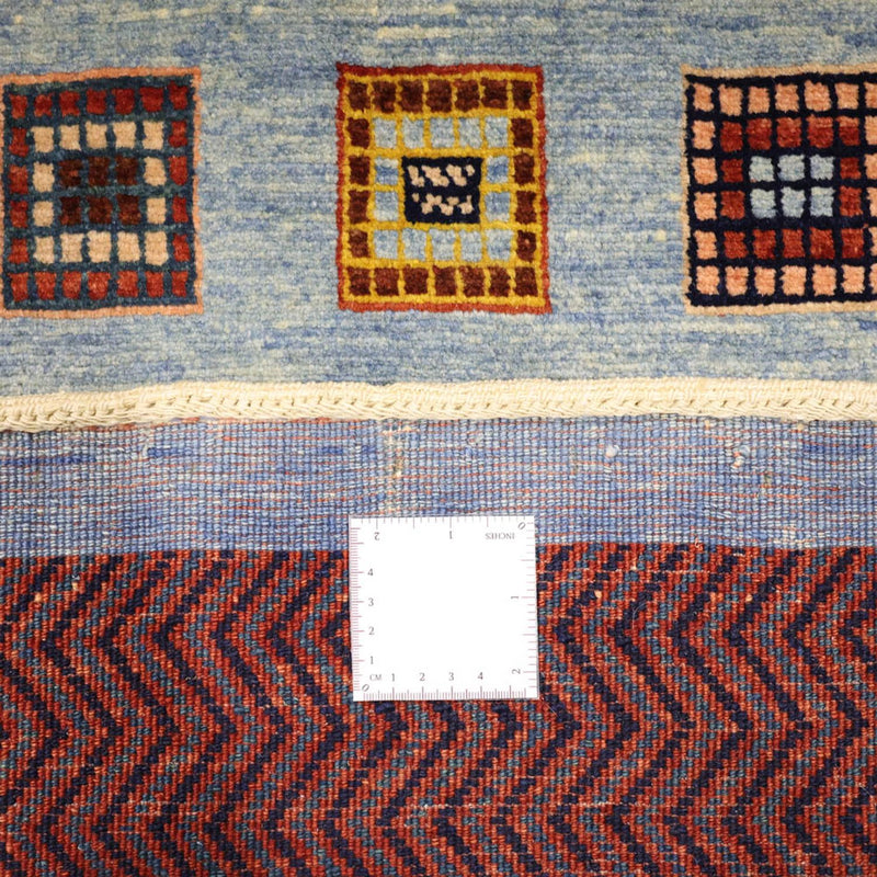 Tapis Gabbeh - Loribaft Persan - 159 x 103 cm - multicolore