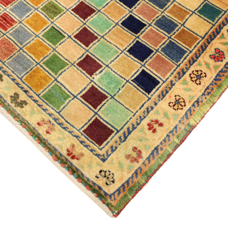 Tapis Gabbeh - Loribaft Persan - 117 x 79 cm - multicolore
