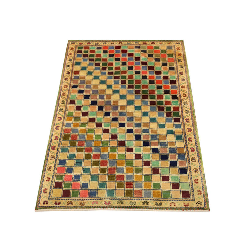 Tapis Gabbeh - Loribaft Persan - 117 x 79 cm - multicolore