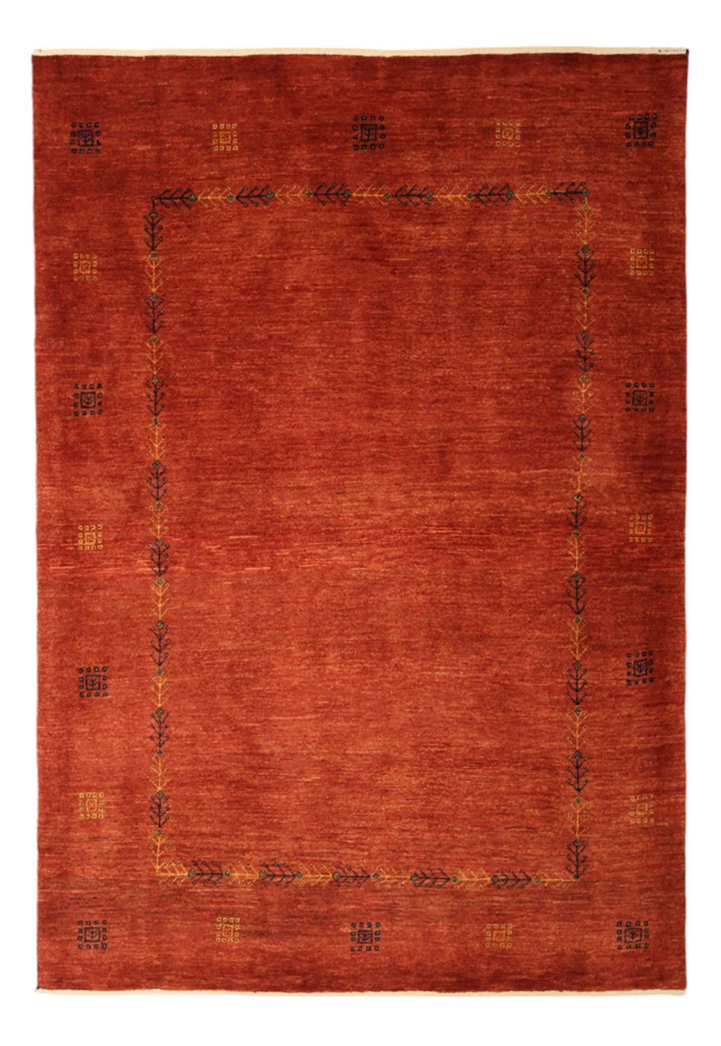Tapis Gabbeh - Persan Kashkuli - 175 x 119 cm - rouge
