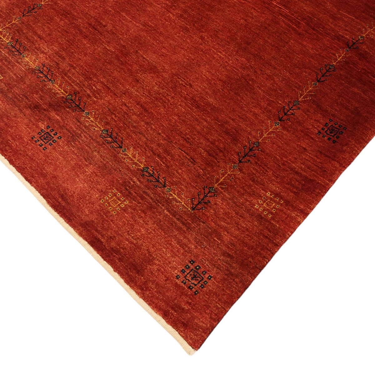 Tapis Gabbeh - Persan Kashkuli - 175 x 119 cm - rouge