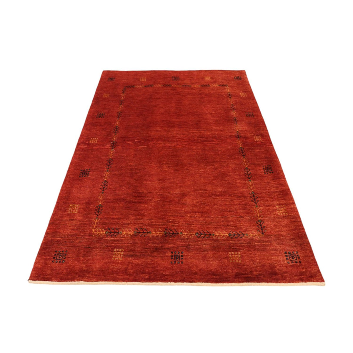Tapis Gabbeh - Persan Kashkuli - 175 x 119 cm - rouge