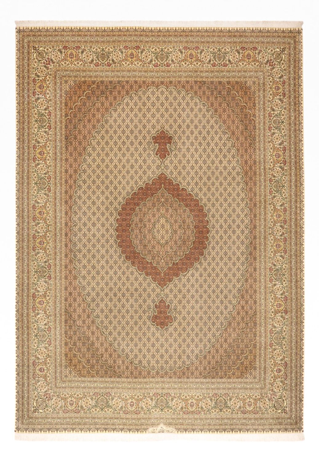 Tapis persan - Tabriz - Royal - Royal - 350 x 251 cm - sable