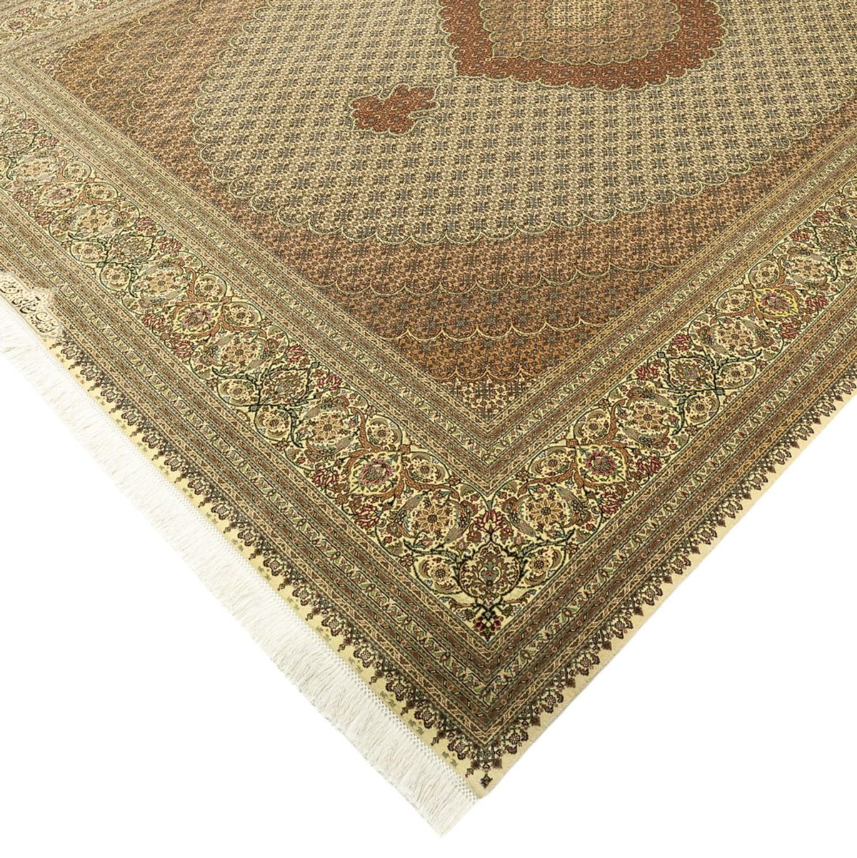 Tapis persan - Tabriz - Royal - Royal - 350 x 251 cm - sable