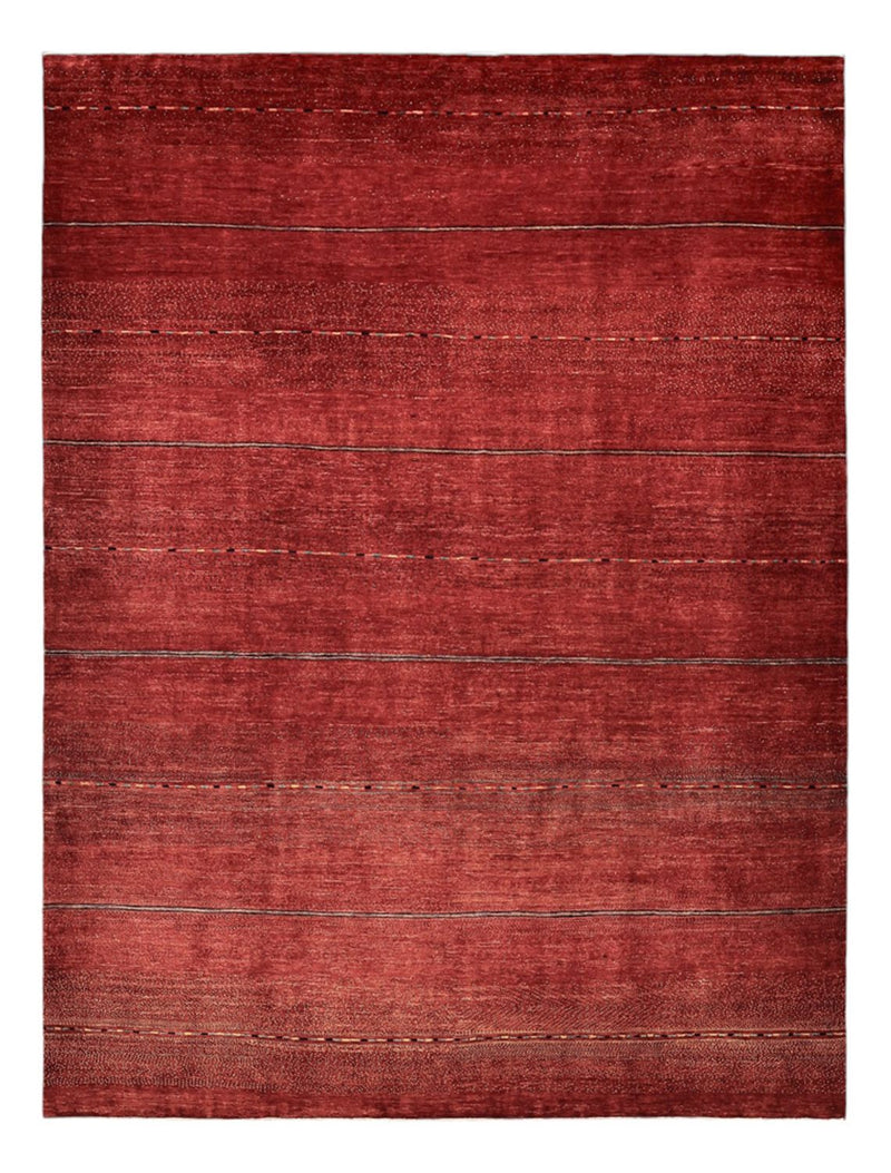 Tapis Gabbeh - Loribaft Persan - 326 x 248 cm - rouge